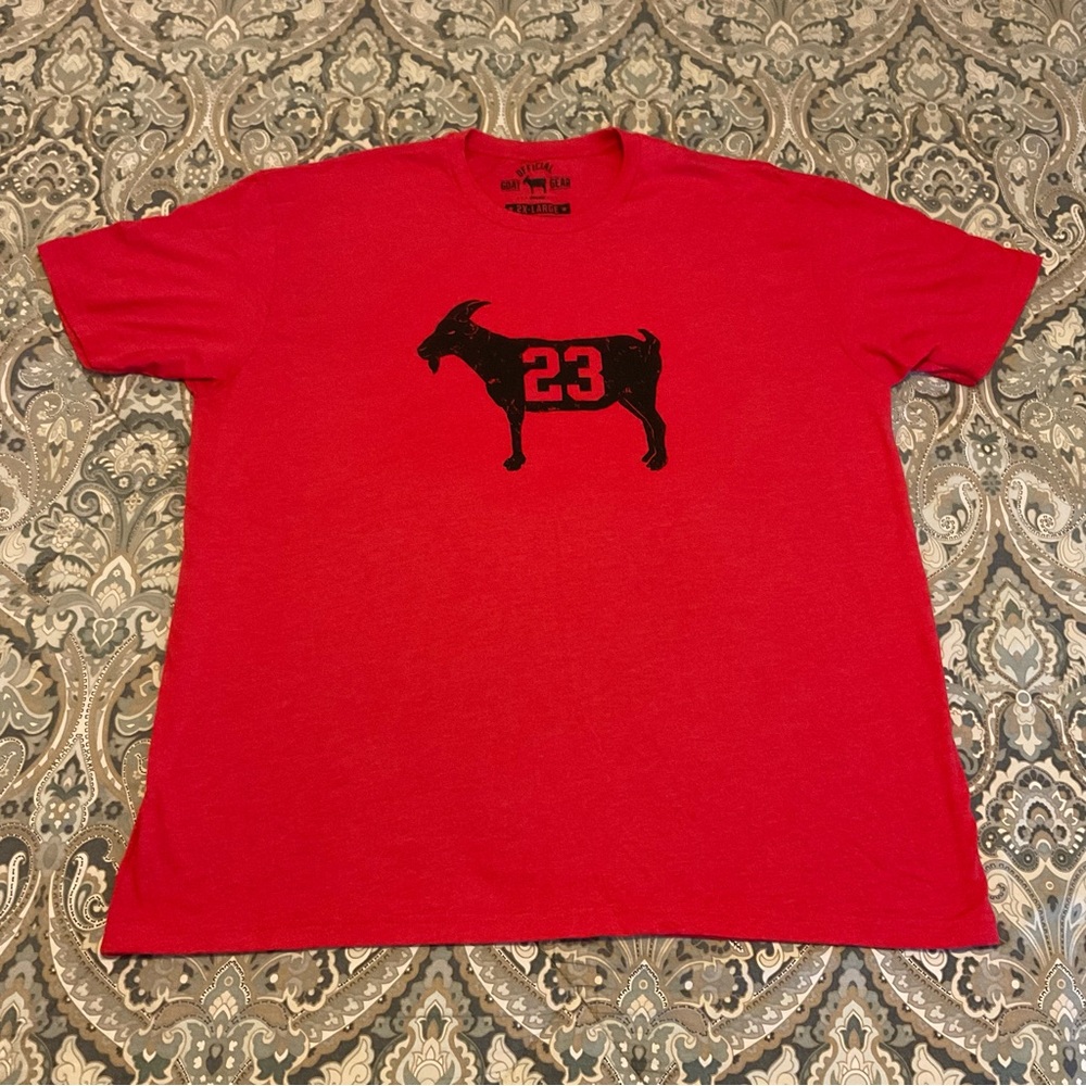 New Official GOAT 23 Chicago Basketball Tshirt Mens Sz XXL